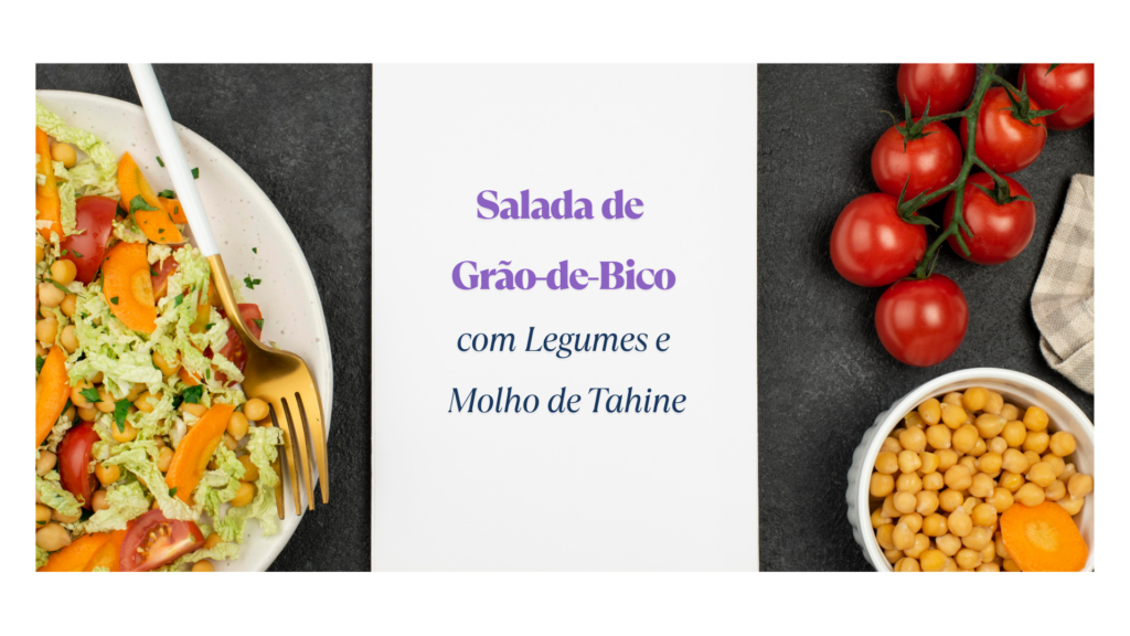salada de grão de bico