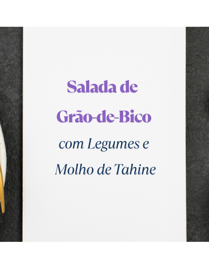 Salada de grao de bico