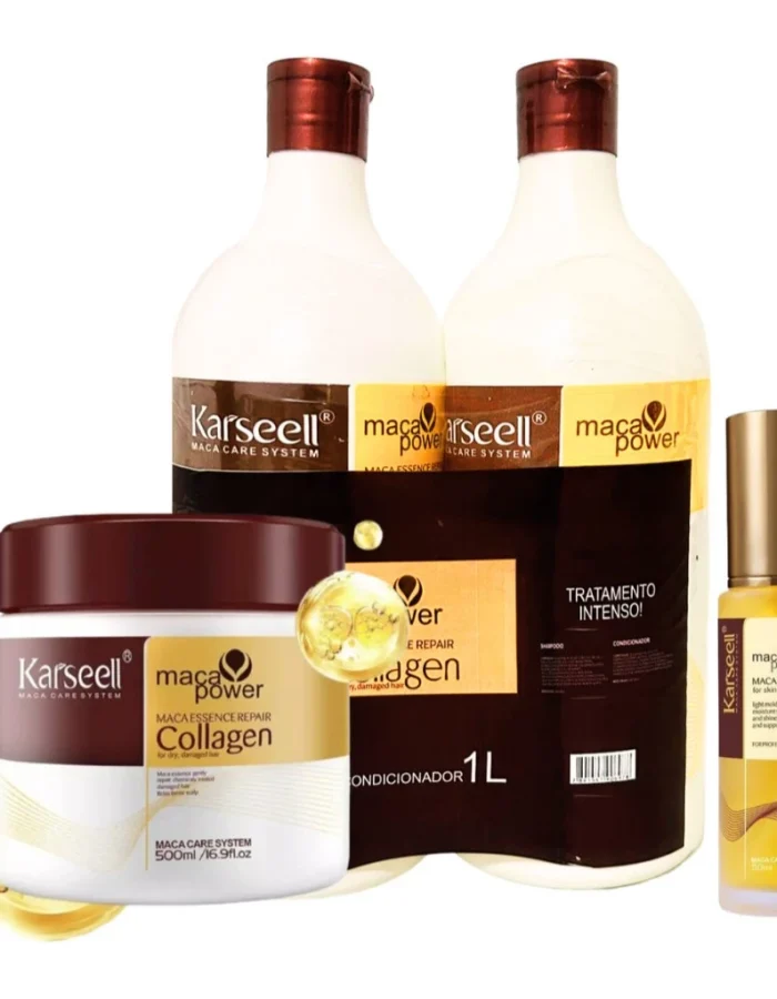 KIT SHAMPOO + CONDICIONADOR + MÁSCARA + ÓLEO KARSEELL