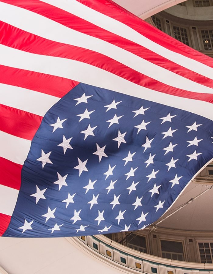 negative-space-american-flag-interior-building