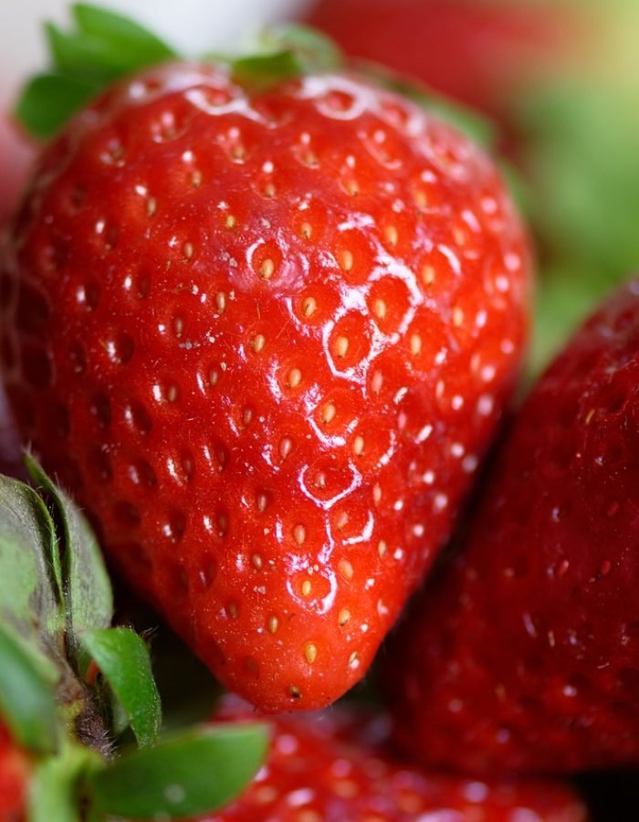 Morangos , frutas bonita de cor viva